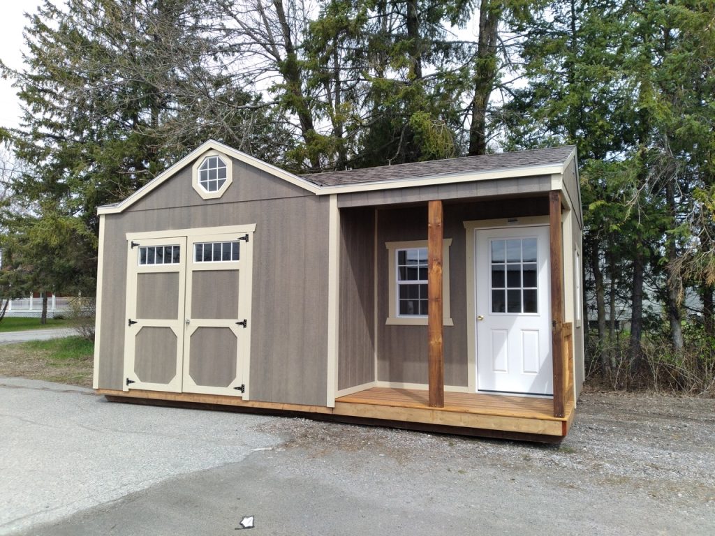 nice shed with gable dormers - Portable Buildings of Alberta