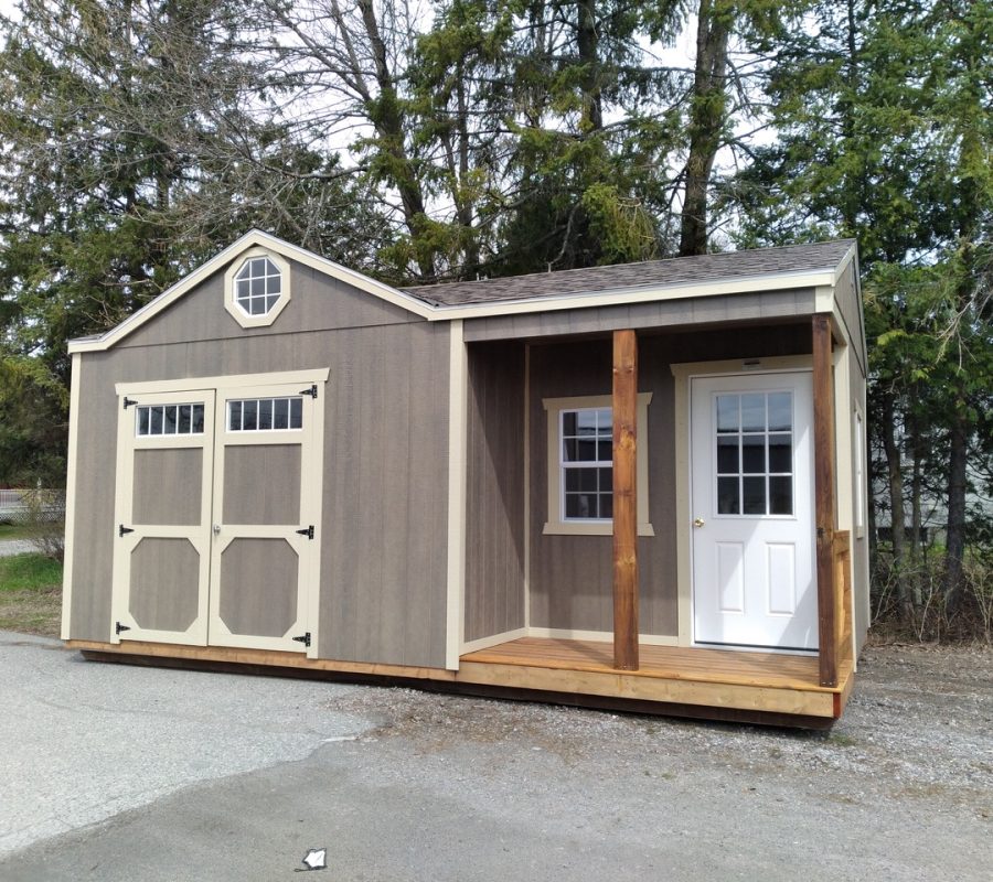 nice shed with gable dormers - Portable Buildings of Alberta