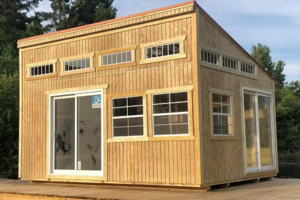 Single Slope Shed - Portable Buildings of Alberta (2)