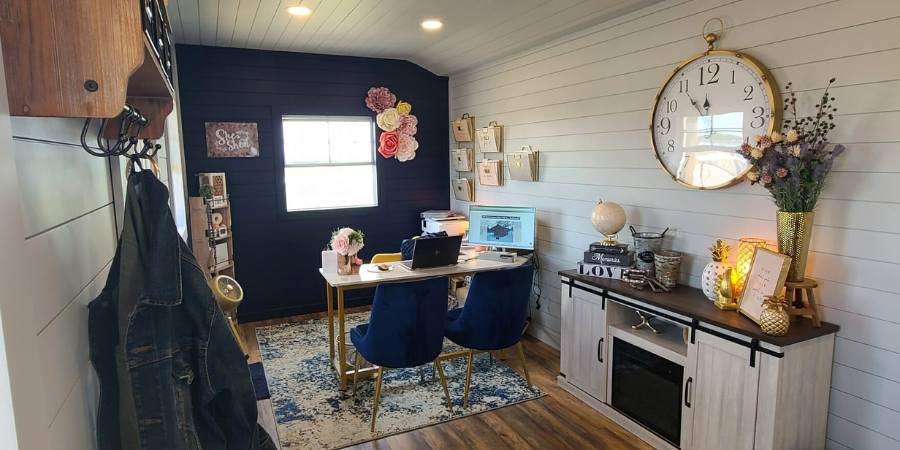 Portable Buildings - Transforming Your Shed into a Cozy Workspace (3)